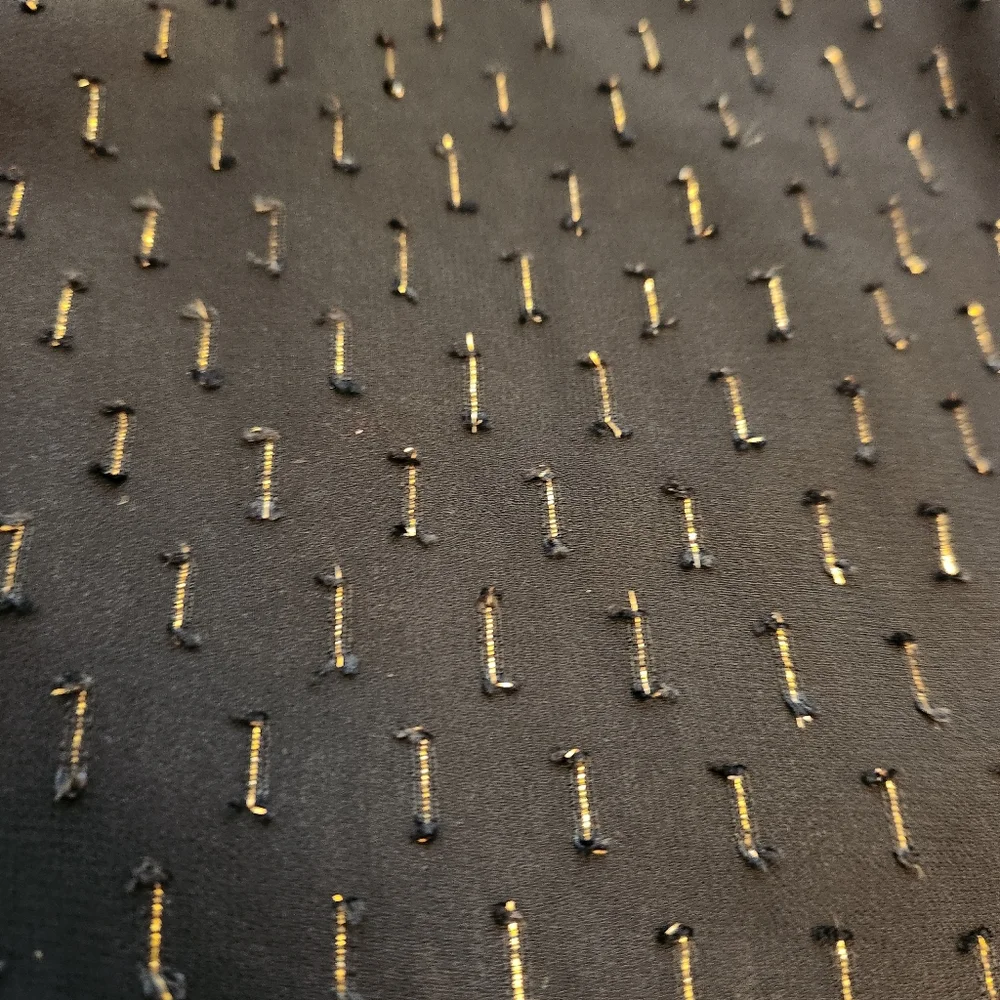 J. Crew Gold Thread Tie-Neck Tank